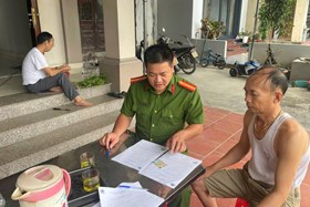 Công an xã Tân Kỳ tăng cường tuyên truyền, ký cam kết phòng, chống tội phạm trộm cắp tài sản