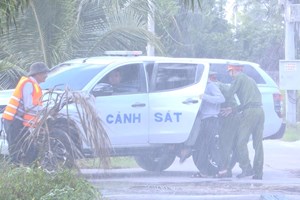 Công an xã Vĩnh Bảo phối hợp tổ chức diễn tập phòng thủ dân sự năm 2026