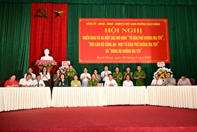 Phường Bạch Đằng: Triển khai sâu rộng mô hình "Tổ dân phố không ma túy" và phát huy vai trò của lực lượng Công an cơ sở