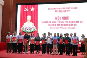Phường Kiến An: Ra mắt mô hình “Tổ dân phố không ma tuý" tại 43 tổ dân phố