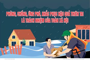 Tổ chức các hoạt động hưởng ứng Tuần lễ Quốc gia phòng, chống thiên tai năm 2026.