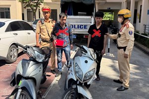 Trạm Cảnh sát giao thông An Hưng (Phòng Cảnh sát giao thông): Bắt giữ 2 đối tượng trộm cắp xe máy
