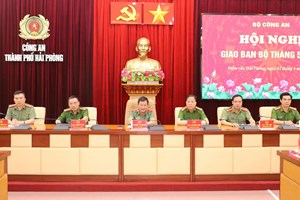 Bộ Công an tổ chức Hội nghị giao tháng 5 năm 2026