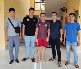 CAP Hải An vận động thành công đối tượng truy nã ra đầu thú