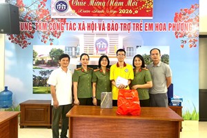 CBCS Phòng An ninh chính trị nội bộ: Trao yêu thương để nhận niềm vui và hạnh phúc.