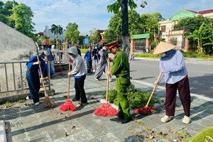 Công an các đơn vị, địa phương hưởng ứng phong trào thi đua “Toàn dân chung tay bảo vệ môi trường, vì một Việt Nam xanh - sạch - đẹp”