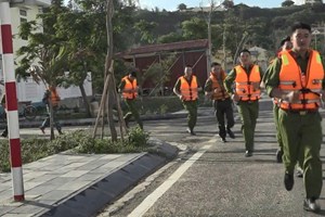Công an đặc khu Bạch Long Vĩ tham gia diễn tập phòng thủ dân sự năm 2026