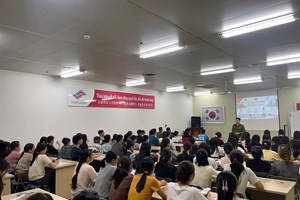 Công an phường An Phong phối hợp tuyên truyền pháp luật tại KCN Tràng Duệ