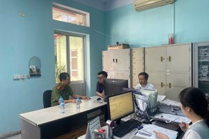 Công an phường Hải Dương tuyên truyền, hỗ trợ doanh nghiệp chấp hành pháp luật trong hoạt động sản xuất, kinh doanh