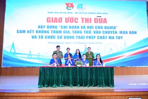 Công an phường Hồng Bàng: Chung tay cùng tổ chức Ngày hội Thanh niên Hồng Bàng đẩy lùi ma túy năm 2026