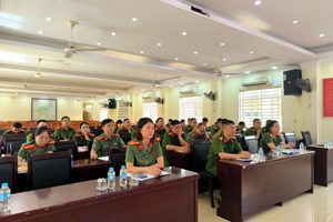 Công an phường Kiến An tổ chức Hội nghị quán triệt quy trình công tác quản lý người nước ngoài tại Việt Nam