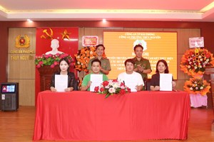 Công an phường Thủy Nguyên: Tuyên truyền các quy định của pháp luật về an ninh, trật tự đối với các cơ sở kinh doanh có điều kiện