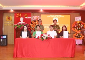 Công an phường Thủy Nguyên: Tuyên truyền các quy định của pháp luật về an ninh, trật tự đối với các cơ sở kinh doanh có điều kiện