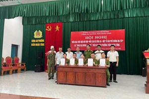 Công an phường Trần Nhân Tông tổ chức hội nghị triển khai thực hiện mô hình “Mỗi cán bộ Công an – một Tổ dân phố không ma túy” và “Dòng họ không ma túy”