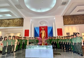 Công an thành phố Hải Phòng tổ chức sinh hoạt chính trị về nguồn tại tỉnh Tây Ninh nhân kỷ niệm 80 năm Ngày truyền thống lực lượng An ninh nhân dân