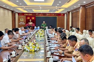 Công an thành phố và Sở Xây dựng tăng cường phối hợp bảo đảm trật tự an toàn giao thông