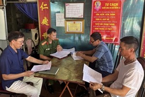 Công an xã Cẩm Giang: Tuyên truyền, vận động gần 4.000 hộ gia đình cam kết thực hiện mô hình “Thôn không ma túy”