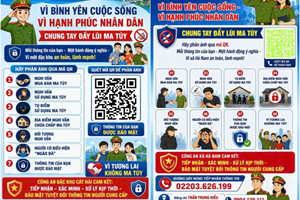Công an xã Hà Nam, Công an Đặc khu Cát Hải: Ra mắt mô hình QR tiếp nhận phản ánh thông tin về ma túy