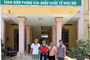 Công an xã Kiến Hải bắt giữ đối tượng truy nã về tội “Lừa đảo chiếm đoạt tài sản” tại Cửa khẩu Quốc tế Mộc Bài