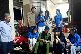 Công an xã Kim Thành ra quân “Chiến dịch mùa hè số cùng VNeID, đồng hành cùng nhân dân thực hiện đề án 06”