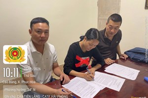 Công an xã Tiên Lãng vận động đầu thú đối tượng truy nã đặc biệt nguy hiểm, trốn lâu năm