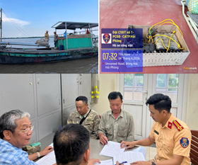 Đội Cảnh sát đường thuỷ số 1: Phát hiện, ngăn chặn 02 trường hợp khai thác thủy sản bằng kích điện