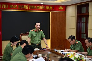 Khẩn trương chuẩn bị các hoạt động kỷ niệm 80 năm Ngày truyền thống lực lượng An ninh nhân dân