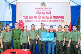 Khối An ninh nhân dân: Chung tay dựng xây mái ấm tình thương, lan toả tinh thần "tương thân tương ái"