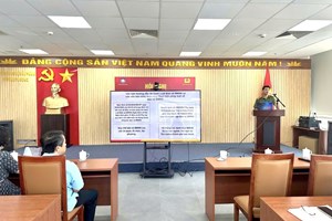 Phòng An ninh chính trị nội bộ tổ chức tập huấn chuyên sâu về công tác bảo vệ bí mật nhà nước cho cán bộ, công nhân, viên chức và người lao động thuộc Sở Công thương.