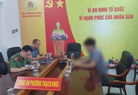 Phòng An ninh kinh tế: Phối hợp xác minh, làm việc đối tượng tương tác với thông tin xấu độc trên không gian mạng