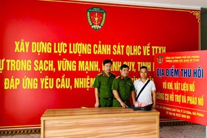 Phòng Cảnh sát Quản lý hành chính về trật tự xã hội : Quyết liệt triển khai đợt cao điểm quản lý, thu hồi vũ khí và pháo nổ