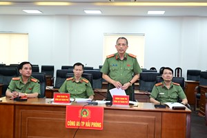 Thanh tra Công an thành phố: Công bố quyết định thanh tra đối với 10 UBND phường, xã, đặc khu trên địa bàn thành phố Hải Phòng