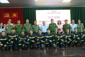 Biểu dương đoàn Cảnh sát Phòng cháy chữa cháy và Cứu nạn cứu hộ, Công an thành phố tham gia hỗ trợ tại Venezuela