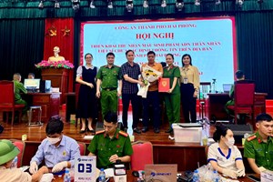 Công an phường Hưng Đạo: Triển khai nhiều hoạt động “Uống nước nhớ nguồn” 