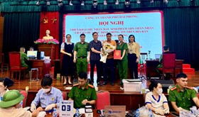 Công an phường Hưng Đạo: Triển khai nhiều hoạt động “Uống nước nhớ nguồn” 