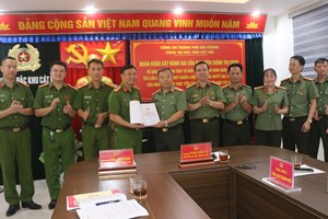Học viện Chính trị Công an nhân dân: Thăm, làm việc, khảo sát thực tế tại đặc khu Cát Hải