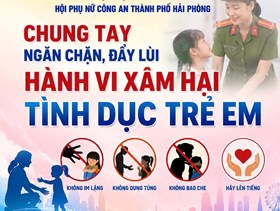 Hội Phụ nữ Công an thành phố: Chung tay ngăn chặn, đẩy lùi hành vi xâm hại tình dục trẻ em