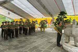 Phòng An ninh mạng và phòng, chống tội phạm sử dụng công nghệ cao tổ chức các hoạt động tri ân nhân kỷ niệm 79 năm Ngày Thương binh - Liệt sĩ