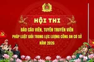 Thông báo kết quả Vòng sơ loại Hội thi báo cáo viên, tuyên truyền viên pháp luật giỏi trong lực lượng Công an thành phố Hải Phòng năm 2026 