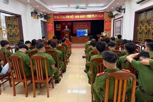 Trại Tạm giam số 2: Học tập, quán triệt Nghị quyết số 10 của Bộ Chính trị