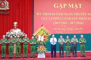 Xây dựng lực lượng Cảnh sát nhân dân cách mạng, chính quy, tinh nhuệ, hiện đại