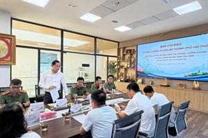Ban Chỉ đạo Phòng, chống khủng bố thành phố Hải Phòng kiểm tra, hướng dẫn công tác phòng, chống khủng bố tại Khu công nghiệp Nam Cầu Kiền 