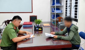 Công an phường An Hải xác minh, nhắc nhở trường hợp bình luận chưa phù hợp trên không gian mạng