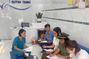Công an phường Trần Hưng Đạo tăng cường phối hợp kiểm tra, giám sát hoạt động hành nghề y, dược tư nhân