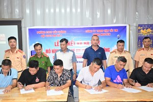 Đội CSGT đường bộ số 1: Triển khai xây dựng tuyến Quốc lộ 10 với mô hình “Tổ lái xe an toàn giao thông” 