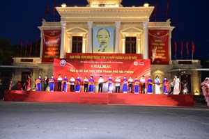 Khai trương Phố đi bộ Ẩm thực - không gian văn hóa, nghệ thuật và kinh tế đêm mới thành phố Cảng