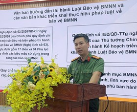 Phòng An ninh chính trị nội bộ: Bồi dưỡng nghiệp vụ xử lý văn bản Bí mật nhà nước và An ninh mạng tại phường Lê Ích Mộc