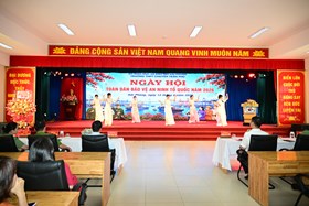 Phòng An ninh chính trị nội bộ: Phối hợp tổ chức “Ngày hội toàn dân bảo vệ an ninh Tổ quốc” tại Trường THPT Chuyên Trần Phú