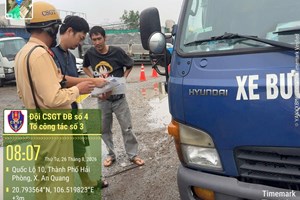 Phòng Cảnh sát giao thông: Xử lý 122 phương tiện kinh doanh vận tải vi phạm trật tự, an toàn giao thông đường bộ