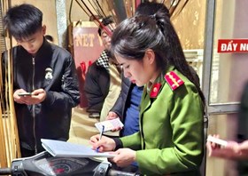 Phụ nữ Công an xã Mao Điền thi đua “Ba nhất”, xây dựng hình ảnh đẹp trong lòng Nhân dân